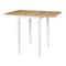 International Concepts Rectangle Small Dropleaf Table, White / Natural, 20.6 W, 36 L, 29 in H, Wood, White/Natural T02-2236D - alternate 1
